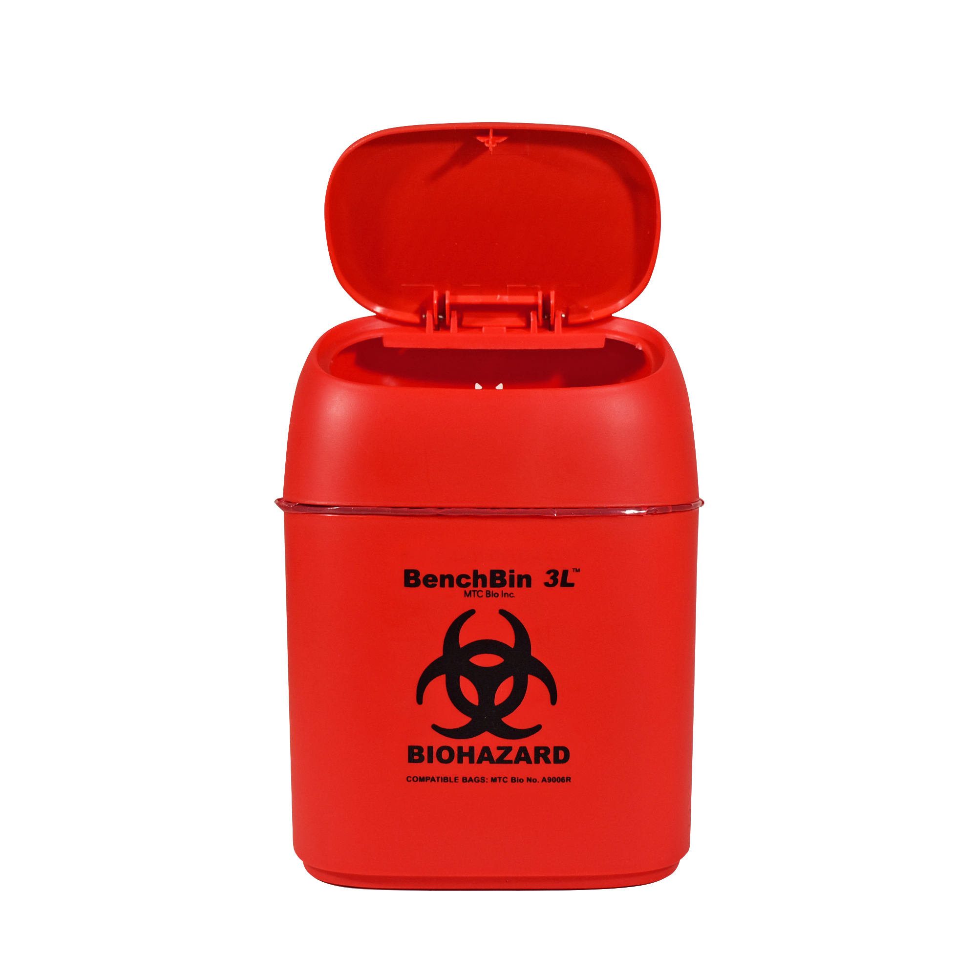 BenchBin 3L™ Benchtop Biohazard Bin, 3L Capacity - Image 2