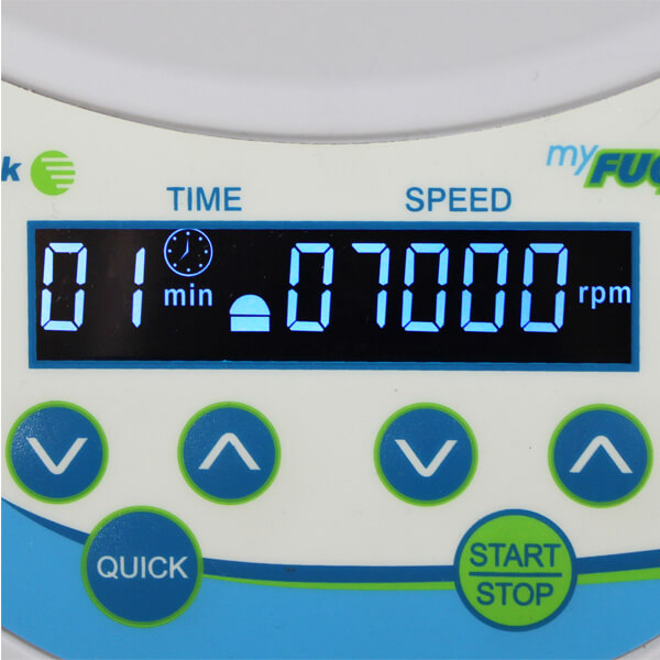 MyFuge™12 Plus Digital Mini Centrifuge with combination rotor 100-240V (US plug) - Image 3